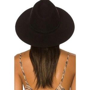 Lack Of Color Black Wide-Brim Hat